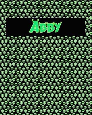 120 Page Handwriting Practice Book with Green Alien Cover Abby: Primary Grades Handwriting Book