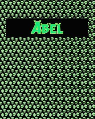 120 Page Handwriting Practice Book with Green Alien Cover Abel: Primary Grades Handwriting Book