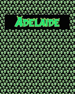 120 Page Handwriting Practice Book with Green Alien Cover Adelaide: Primary Grades Handwriting Book