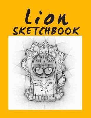 Lion Sketchbook: Large Format Drawing Notebook