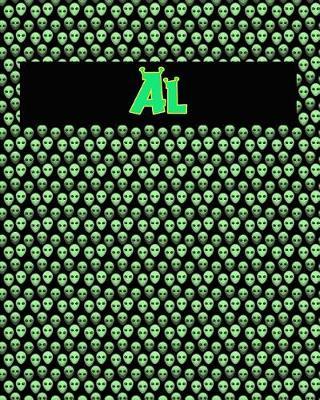 120 Page Handwriting Practice Book with Green Alien Cover Al: Primary Grades Handwriting Book