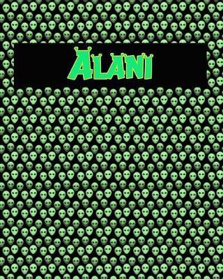 120 Page Handwriting Practice Book with Green Alien Cover Alani: Primary Grades Handwriting Book