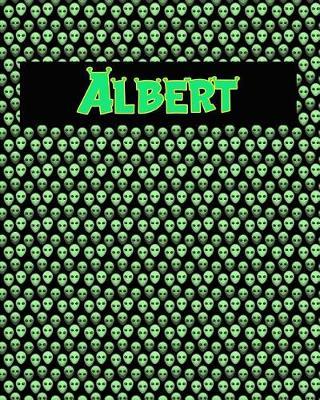 120 Page Handwriting Practice Book with Green Alien Cover Albert: Primary Grades Handwriting Book