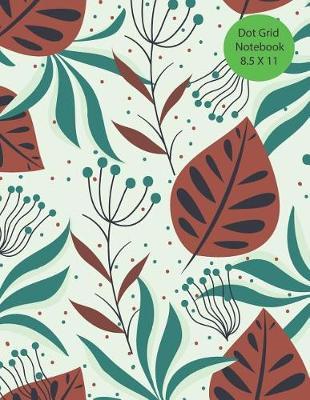 Dot Grid Notebook 8.5 x 11: 110 Dotted Pages, Purple Dotted Journal, Writing Drawing Homework for Kids and Perfect for bullet Journaling, Calligraphy and Hand Lettering.