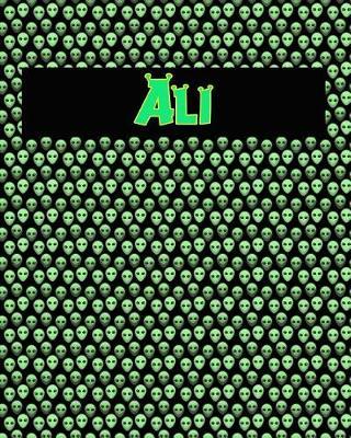 120 Page Handwriting Practice Book with Green Alien Cover Ali: Primary Grades Handwriting Book