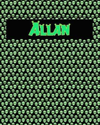 120 Page Handwriting Practice Book with Green Alien Cover Allan: Primary Grades Handwriting Book