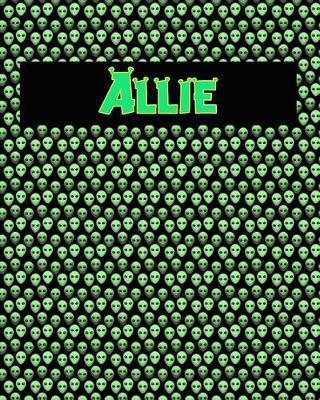 120 Page Handwriting Practice Book with Green Alien Cover Allie: Primary Grades Handwriting Book