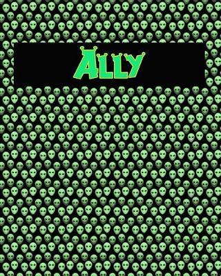 120 Page Handwriting Practice Book with Green Alien Cover Ally: Primary Grades Handwriting Book