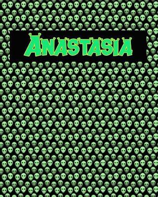 120 Page Handwriting Practice Book with Green Alien Cover Anastasia: Primary Grades Handwriting Book