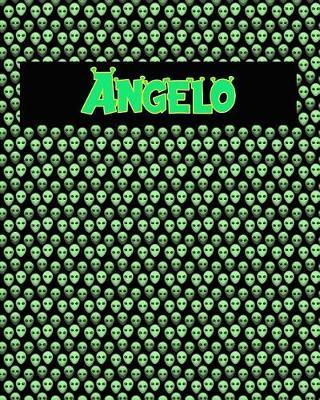 120 Page Handwriting Practice Book with Green Alien Cover Angelo: Primary Grades Handwriting Book