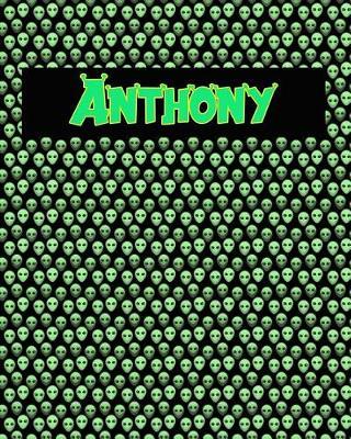 120 Page Handwriting Practice Book with Green Alien Cover Anthony: Primary Grades Handwriting Book