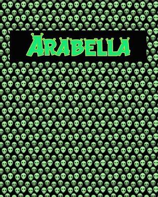 120 Page Handwriting Practice Book with Green Alien Cover Arabella: Primary Grades Handwriting Book