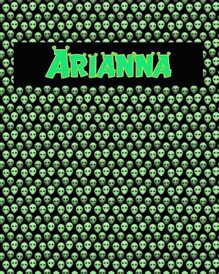 120 Page Handwriting Practice Book with Green Alien Cover Arianna: Primary Grades Handwriting Book