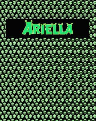 120 Page Handwriting Practice Book with Green Alien Cover Ariella: Primary Grades Handwriting Book