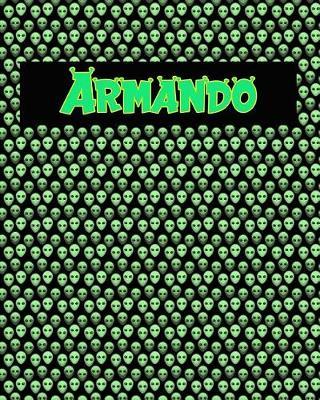 120 Page Handwriting Practice Book with Green Alien Cover Armando: Primary Grades Handwriting Book