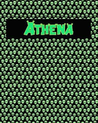 120 Page Handwriting Practice Book with Green Alien Cover Athena: Primary Grades Handwriting Book