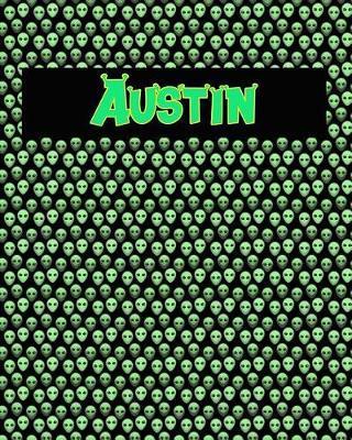 120 Page Handwriting Practice Book with Green Alien Cover Austin: Primary Grades Handwriting Book