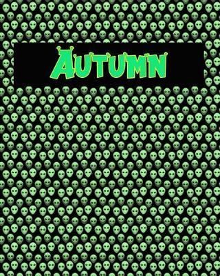 120 Page Handwriting Practice Book with Green Alien Cover Autumn: Primary Grades Handwriting Book