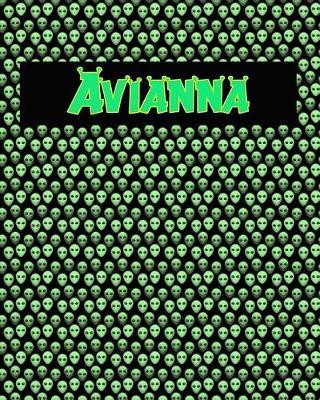 120 Page Handwriting Practice Book with Green Alien Cover Avianna: Primary Grades Handwriting Book