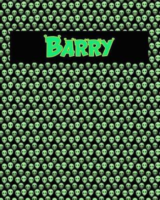 120 Page Handwriting Practice Book with Green Alien Cover Barry: Primary Grades Handwriting Book