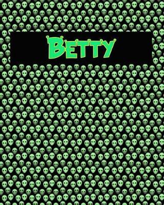 120 Page Handwriting Practice Book with Green Alien Cover Betty: Primary Grades Handwriting Book