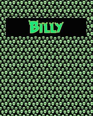 120 Page Handwriting Practice Book with Green Alien Cover Billy: Primary Grades Handwriting Book