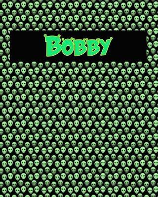 120 Page Handwriting Practice Book with Green Alien Cover Bobby: Primary Grades Handwriting Book