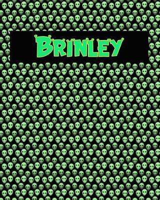 120 Page Handwriting Practice Book with Green Alien Cover Brinley: Primary Grades Handwriting Book
