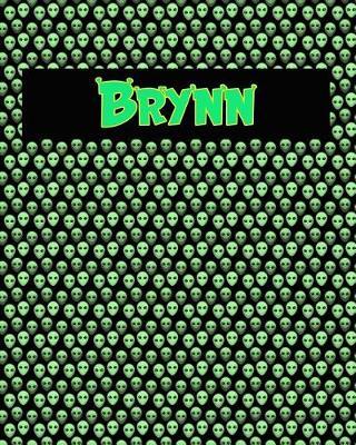 120 Page Handwriting Practice Book with Green Alien Cover Brynn: Primary Grades Handwriting Book