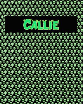 120 Page Handwriting Practice Book with Green Alien Cover Callie: Primary Grades Handwriting Book