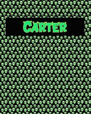 120 Page Handwriting Practice Book with Green Alien Cover Carter: Primary Grades Handwriting Book