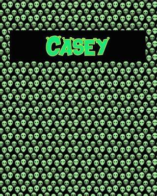 120 Page Handwriting Practice Book with Green Alien Cover Casey: Primary Grades Handwriting Book