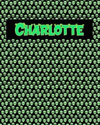 120 Page Handwriting Practice Book with Green Alien Cover Charlotte: Primary Grades Handwriting Book