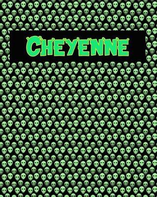 120 Page Handwriting Practice Book with Green Alien Cover Cheyenne: Primary Grades Handwriting Book