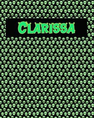 120 Page Handwriting Practice Book with Green Alien Cover Clarissa: Primary Grades Handwriting Book