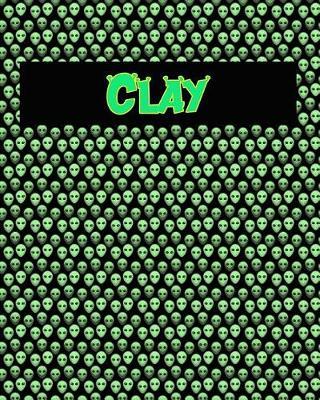 120 Page Handwriting Practice Book with Green Alien Cover Clay: Primary Grades Handwriting Book