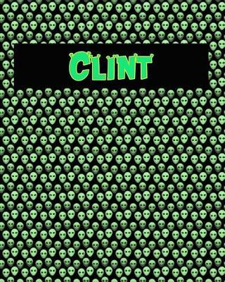 120 Page Handwriting Practice Book with Green Alien Cover Clint: Primary Grades Handwriting Book