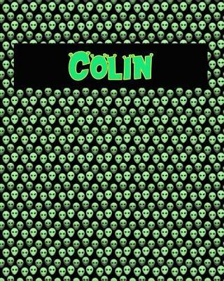 120 Page Handwriting Practice Book with Green Alien Cover Colin: Primary Grades Handwriting Book