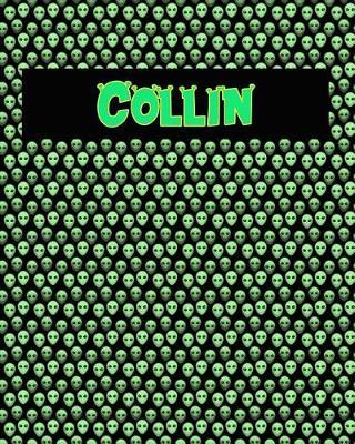 120 Page Handwriting Practice Book with Green Alien Cover Collin: Primary Grades Handwriting Book