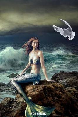 Notebook: The Mermaid- Fantasy world college book diary journal booklet memo composition book 110 sheets - ruled paper 6x9 inch