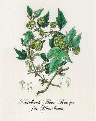 Notebook for Homebrew recipes: Create a beer for brewer.
