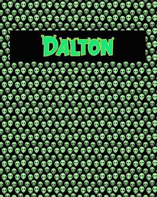 120 Page Handwriting Practice Book with Green Alien Cover Dalton: Primary Grades Handwriting Book