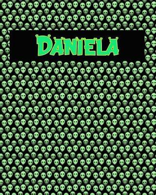 120 Page Handwriting Practice Book with Green Alien Cover Daniela: Primary Grades Handwriting Book