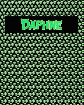 120 Page Handwriting Practice Book with Green Alien Cover Daphne: Primary Grades Handwriting Book