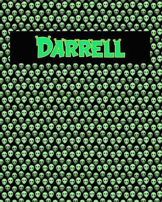 120 Page Handwriting Practice Book with Green Alien Cover Darrell: Primary Grades Handwriting Book
