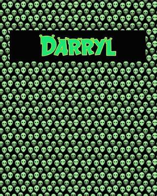 120 Page Handwriting Practice Book with Green Alien Cover Darryl: Primary Grades Handwriting Book