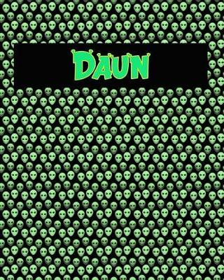 120 Page Handwriting Practice Book with Green Alien Cover Daun: Primary Grades Handwriting Book