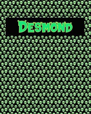 120 Page Handwriting Practice Book with Green Alien Cover Desmond: Primary Grades Handwriting Book