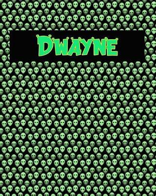 120 Page Handwriting Practice Book with Green Alien Cover Dwayne: Primary Grades Handwriting Book