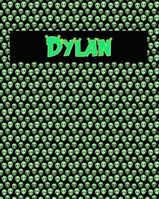 120 Page Handwriting Practice Book with Green Alien Cover Dylan: Primary Grades Handwriting Book